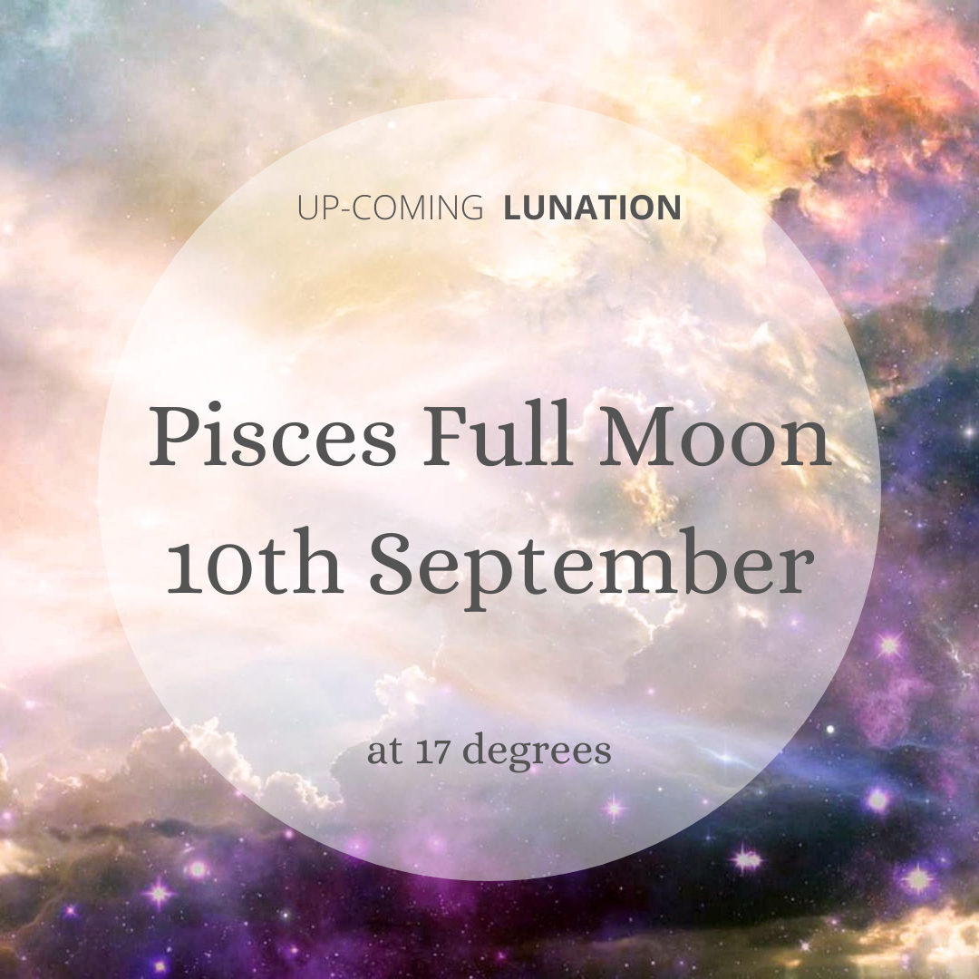 Pisces Full Moon 17th September 2022 at 17 degrees Release and Let Go