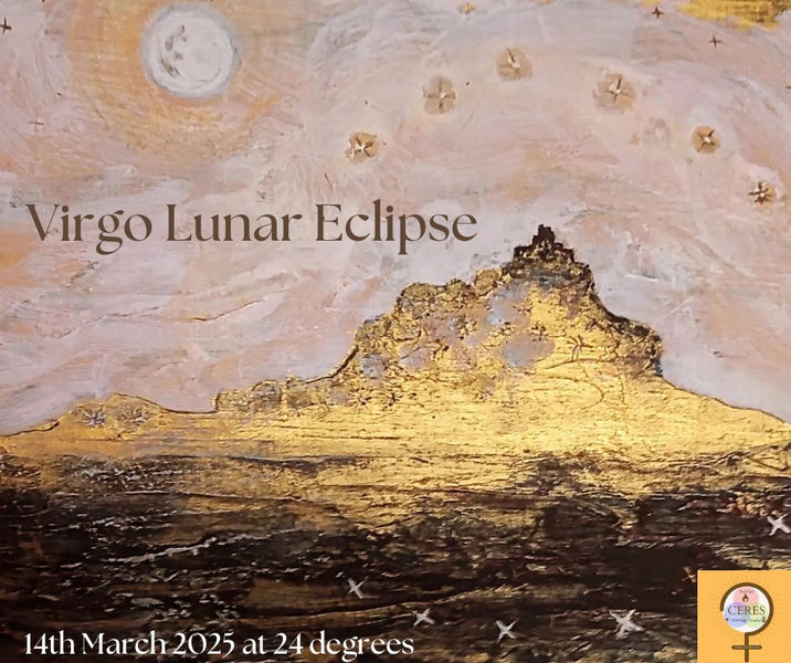 Virgo Lunar Eclipse at 24 degrees - Making space for new beginnings